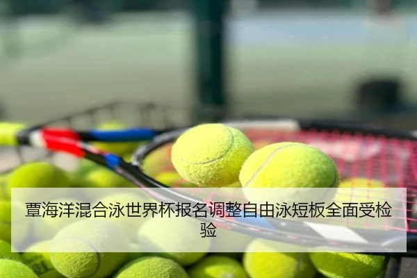 覃海洋混合泳世界杯报名调整自由泳短板全面受检验